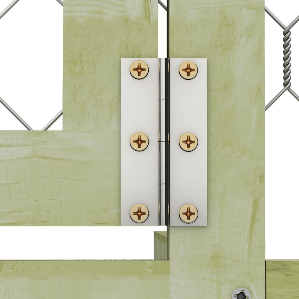 vidaXL Jaula gallinero madera impregnada pino y acero 6x1,5x2 m, , large Imagen numero 9