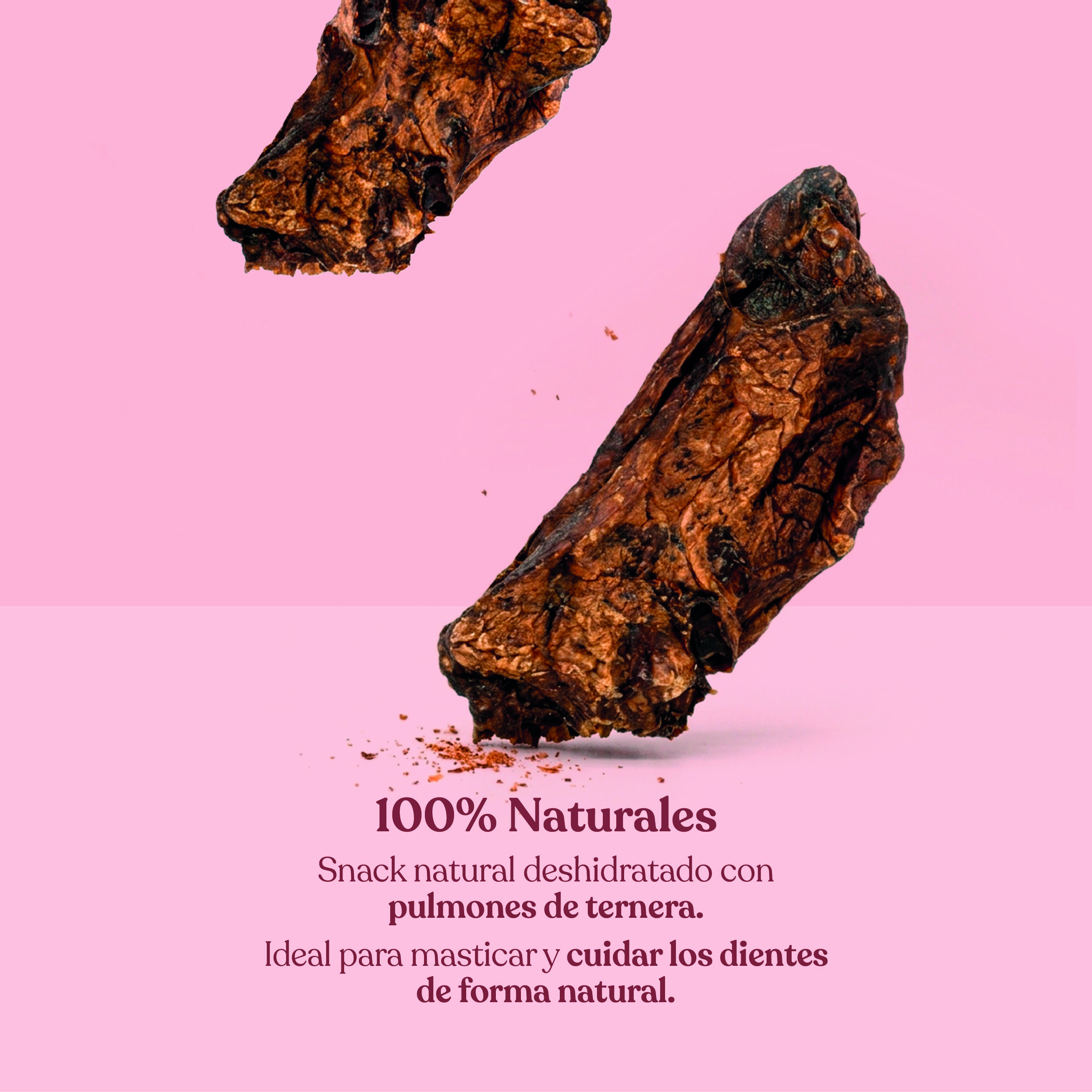 dr.bimix Pulm&oacute;n de Ternera para Perros | Snack Natural Rico en Prote&iacute;na, , large Imagen numero 2