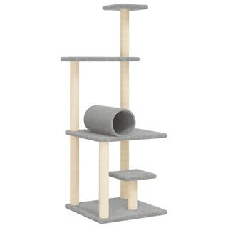 vidaXL Rascadorpostes sisal gris claro para Gatos 