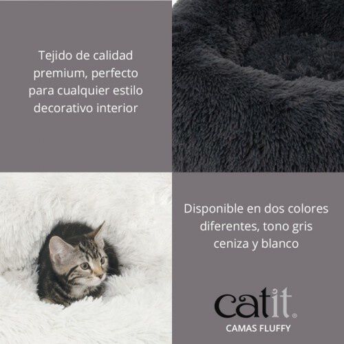 Cama Fluffy color Gris, , large Imagen numero 4