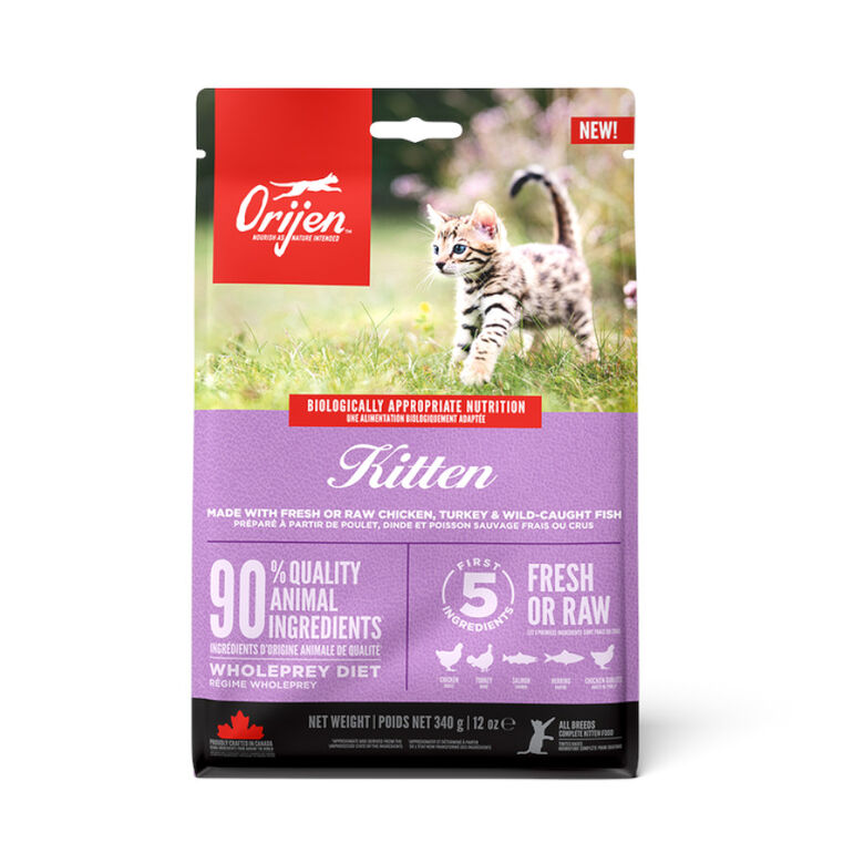 Orijen Kitten Aves y Pescado pienso para gatitos thumbnail