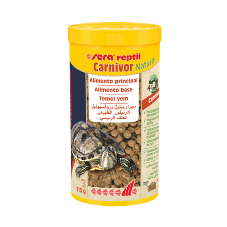 Sera Carnivor Professional Comida para tortugas de agua , , large image number null