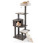 COSTWAY 171cm Árbol Alto para Gatos, Torre Multinivel para Gatos con Percha Superior Acolchada, Condominio, Alfombras Desmontables, Postes Rascadores, Panel Rascador de Sisal, Mueble Trepador para Gatitos, , large indicador imagen numero 1