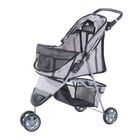 Cochecito plegable PawHut para mascotas color Gris, , large image number null