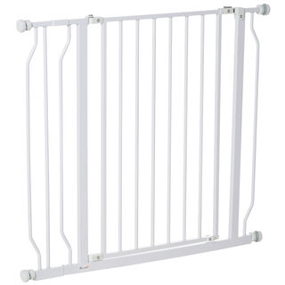 PawHut Barrera de Seguridad Blanco