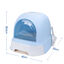 Nobleza - Cajas de Arena para Gatos, Arenero Gatos Cubierto con Cajon, Arenero para Gatos Grande Cerrado, Caja de Arena Cagadero Gato sin Olores con Pala, L52*W42*H38.5CM, Azul, , large indicador imagen numero 3