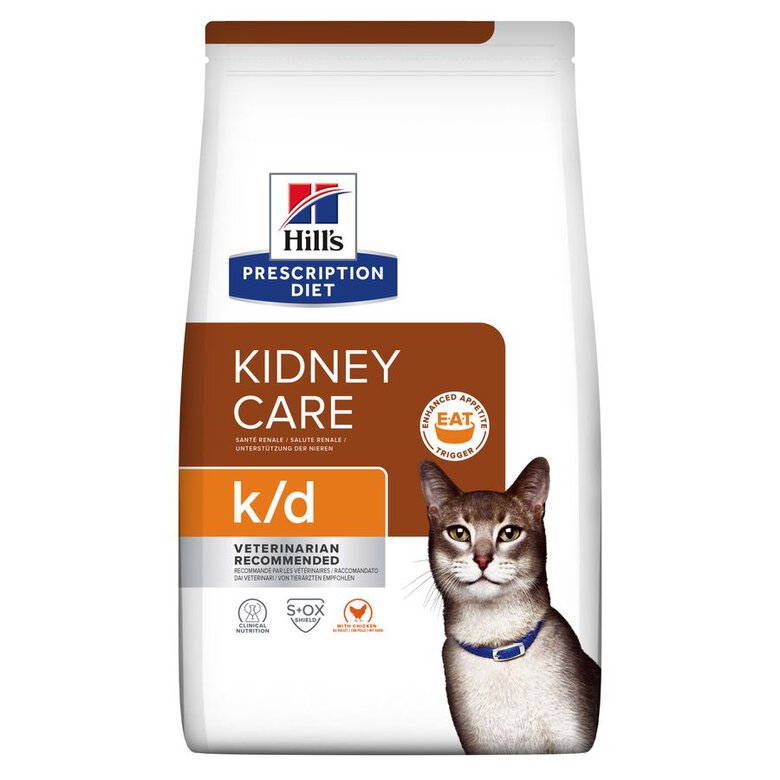 Hill's Prescription Diet Kidney Care k/d Pollo pienso para gatos, , large image number null