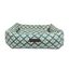 Cama impermeable Ikat para perros color Verde, , large indicador imagen numero 1