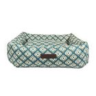 Cama impermeable Ikat para perros color Verde, , large image number null