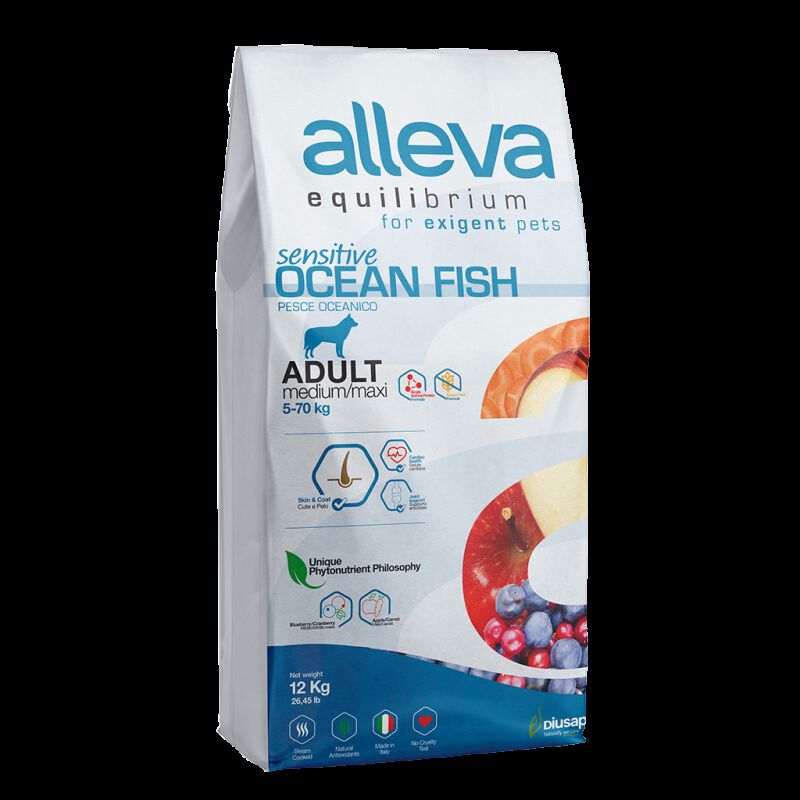 Alleva Equilibrium perros Adultos de digesti&oacute;n Sensible Pescado Oce&aacute;nico - Alleva, , large Imagen numero 1
