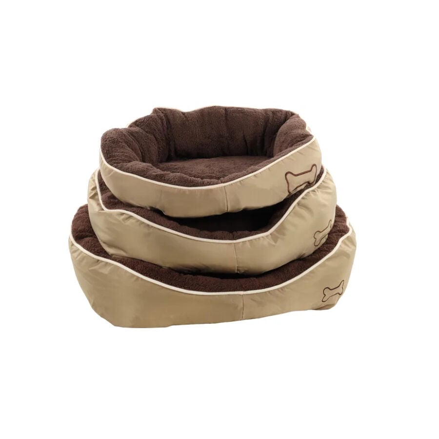 Flamingo Chipz Rect&aacute;ngulo Marr&oacute;n cama cuna para perros, , large Imagen numero 2