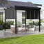Outsunny Pérgola de jardín Gris Oscuro, , large indicador imagen numero 2