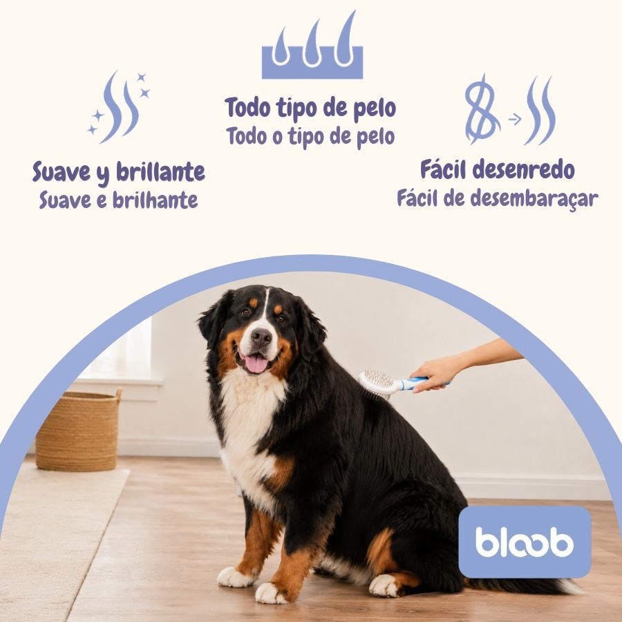 Bloob Cepillo P&uacute;as y Cerdas para perros, , large Imagen numero 3