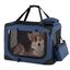 COSTWAY Transport&iacute;n para Perros Plegable, Bolsa Transporte para Gatos con Ventanas de Malla, 3 Puertas y Bolsillos Extra&iacute;bles, Portador de Viaje para Mascotas Interior y Exterior (Azul, S), , large indicador imagen numero 6