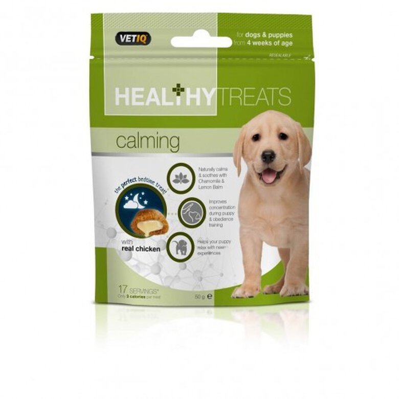 Snacks Healthy Treats relajantes para perros y cachorros sabor Pollo, , large image number null