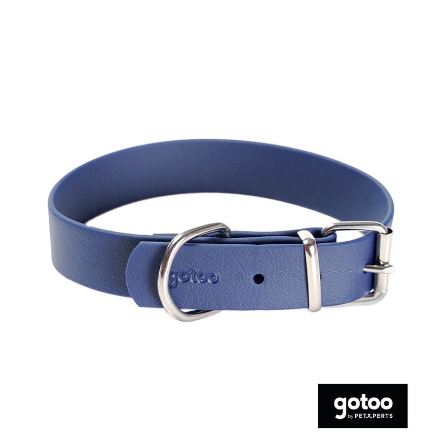 Gotoo Collar Biothane azul para perros, , large Imagen numero 2