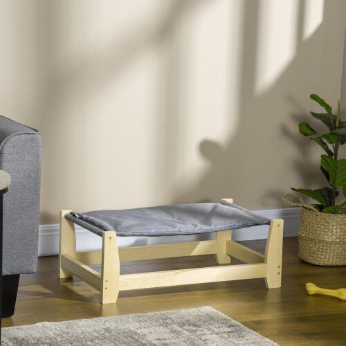PawHut cama elevada gris para perros, , large Imagen numero 7