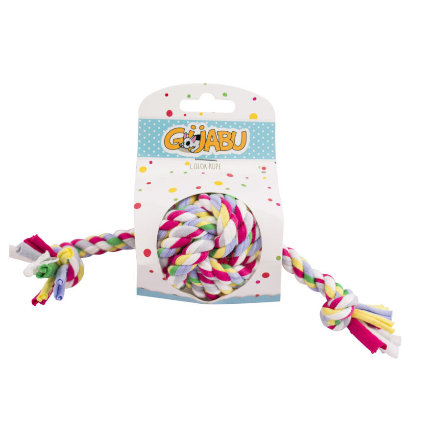 Guabu mordedor con pelota de cuerda para perros, , large Imagen numero 1