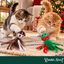 Wonder Christmas Pelota con Plumas y Cascabel Juguete para gatos, , large indicador imagen numero 2
