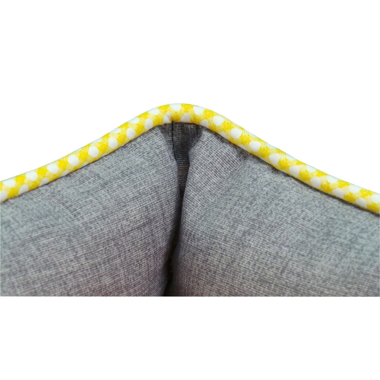 Cama Cuna Cuadrada Bicolor Reversible T4 70x60  Naranja/Gris, , large Imagen numero 5