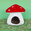 Balvi Cama para cobaya Mushroom Cama de tela con diseño de seta para pequeños roedores Poliéster, , large indicador imagen numero 2
