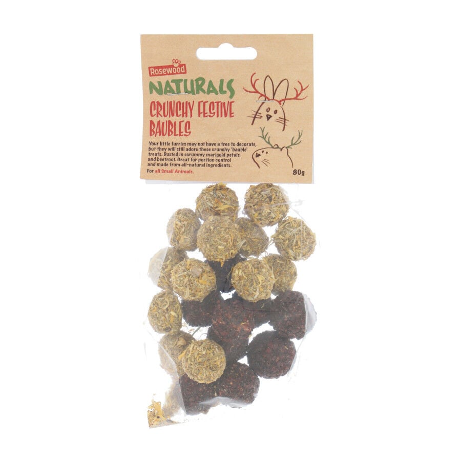 Rosewood Bolitas de Snacks Navideños para Roedores thumbnail