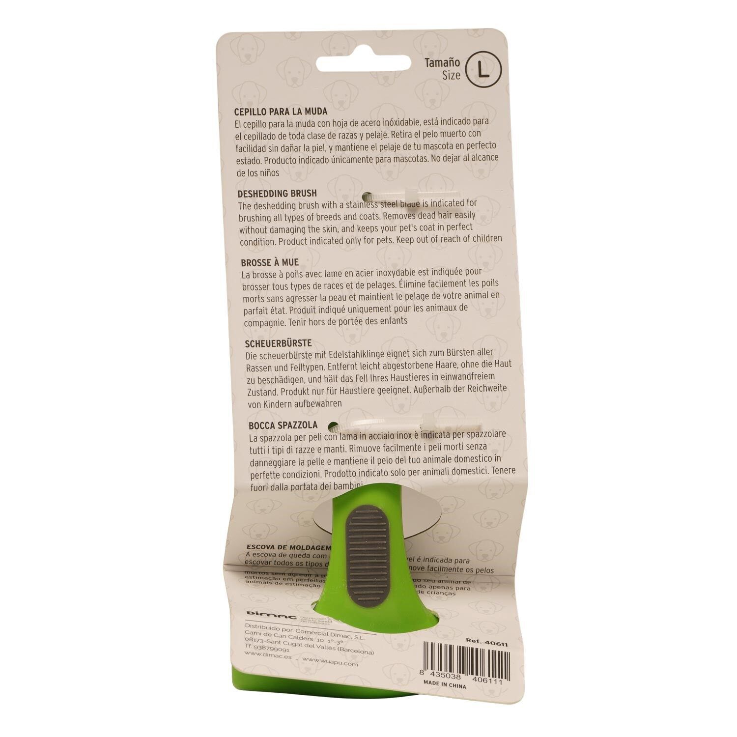 WUAPU CEPILLO MUDA METALICO L, , large Imagen numero 2