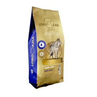 Lobo azul pienso grain free sabor pollo para perros adultos grandes y gigantes