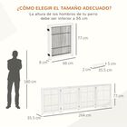 PawHut barrera de seguridad plegable para perros, , large image number null