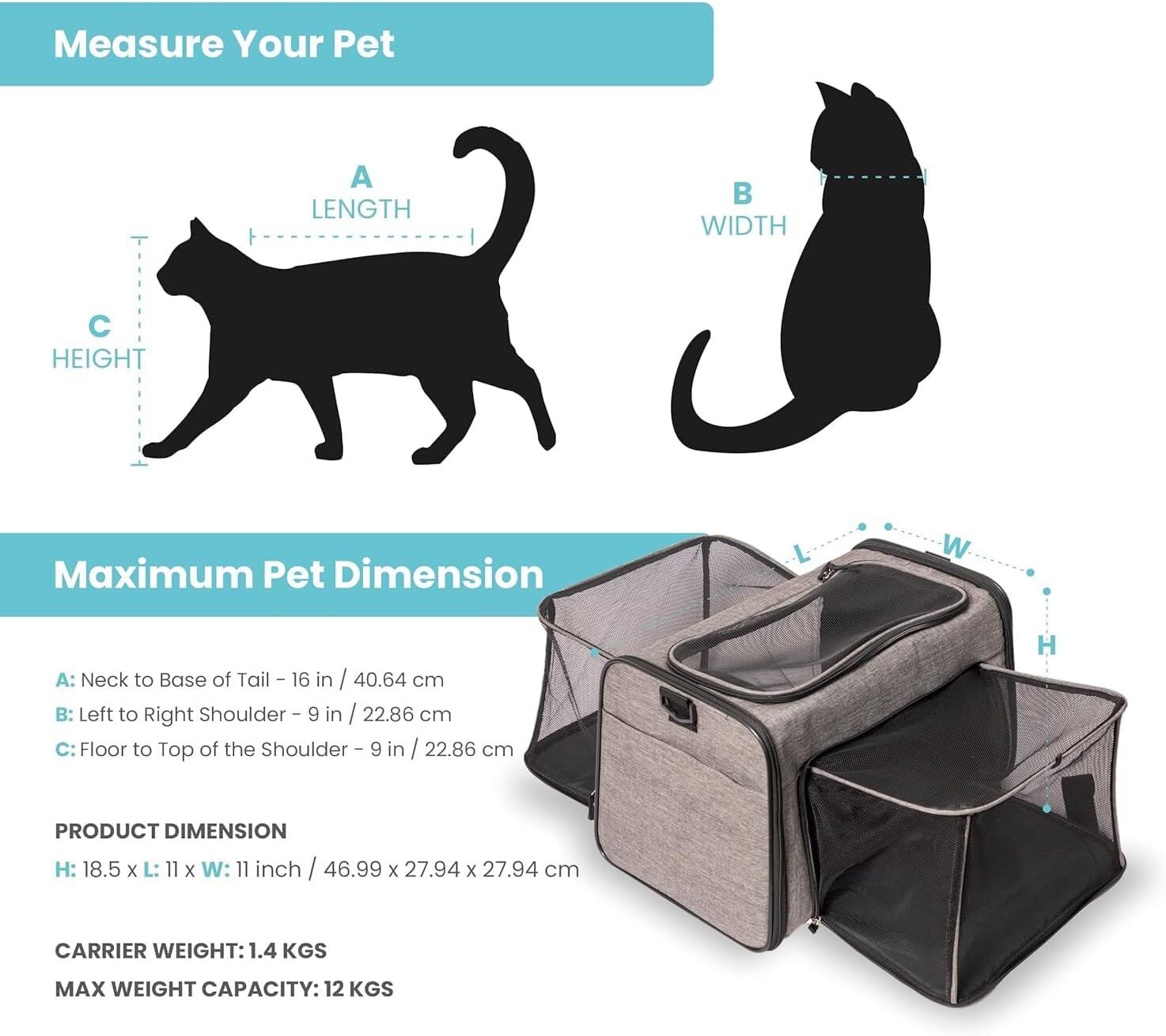 Bolsa Porta Animales Gris FOFOS thumbnail