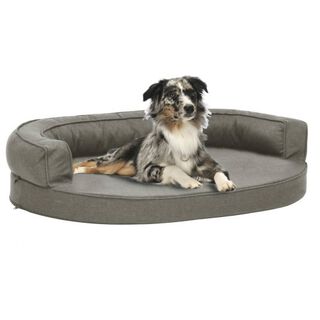 Vidaxl colchón de cama ergonómico gris para perros