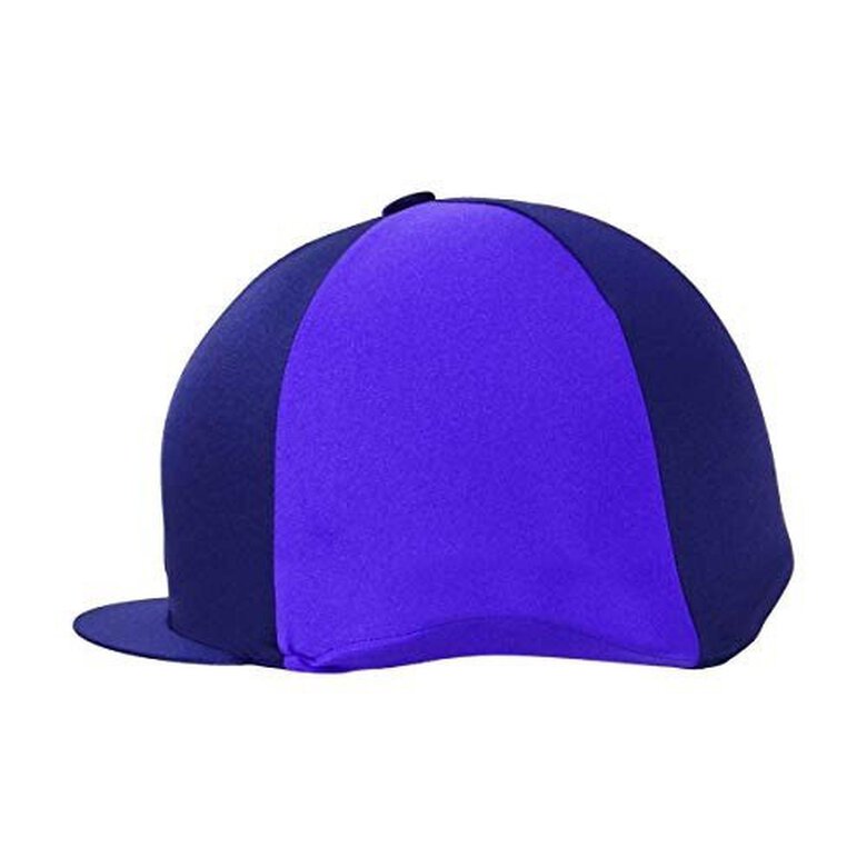 Forro en dos tonos para casco de montar color Azul Marino/Púrpura, , large image number null