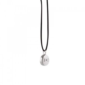 Colgante Metal Hamster color Gris