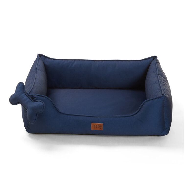 Leeby cama viscoelástica azul para perros