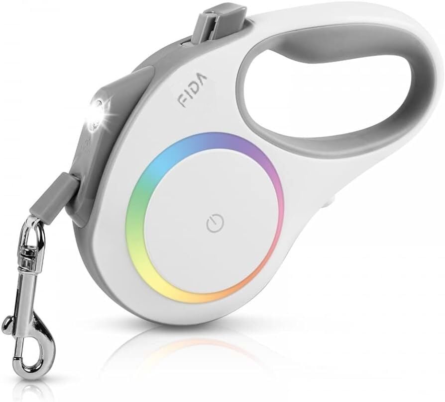 Fida Correa Extensible Con Led Fida Led Leash Para Perro