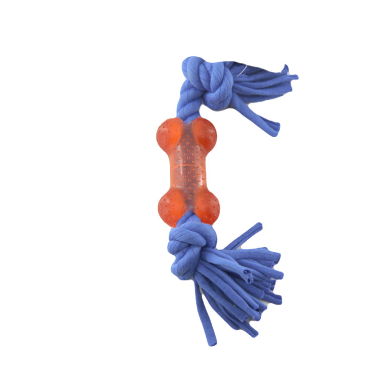 Play Bite Hueso con Cuerda Juguete para perros