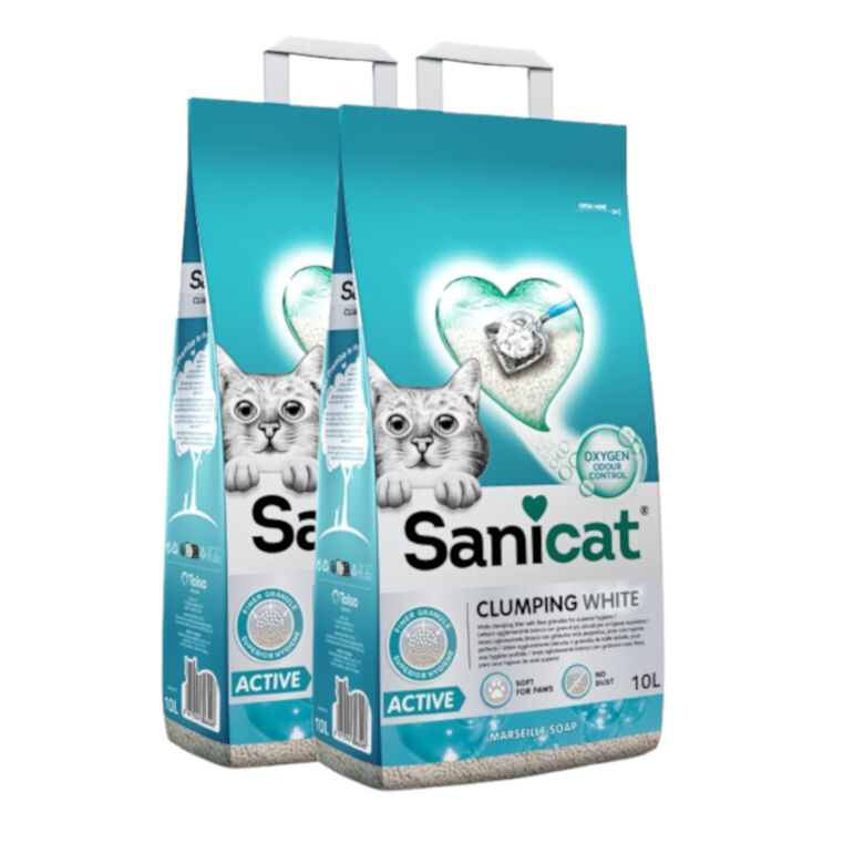Sanicat Cumpling White Marseille Active Arena Aglomerante para gatos thumbnail