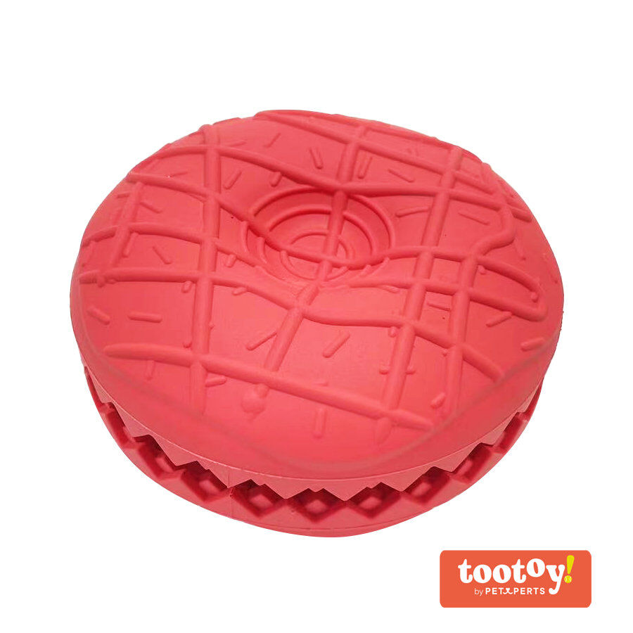 Tootoy! Chew Strawberry Donut Treat Dispenser juguete para perros thumbnail