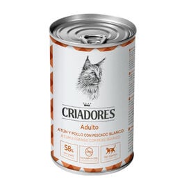 Criadores Adultos At&uacute;n y Pollo lata para gatos