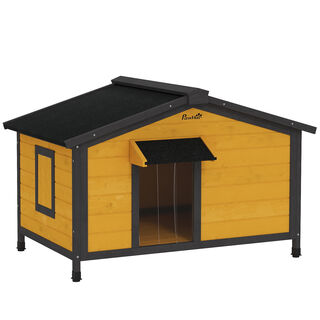 PawHut Caseta para Perros Madera Natural