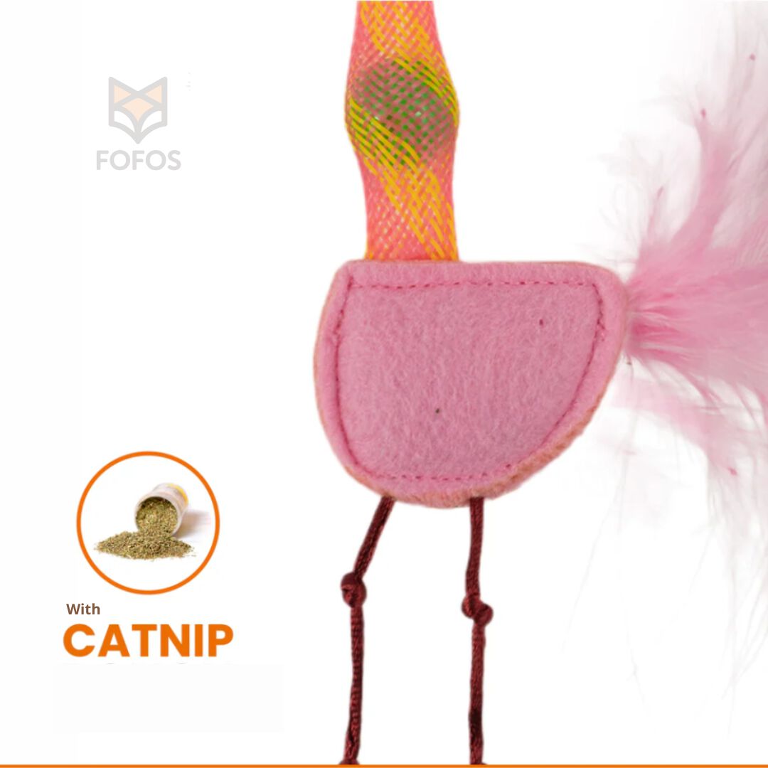 FOFOS | Flamenco on Tubo Plegable y Catnip - Para Gato, , large Imagen numero 3