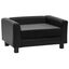 Vidaxl sofá rectangular negro para perros, , large indicador imagen numero 2