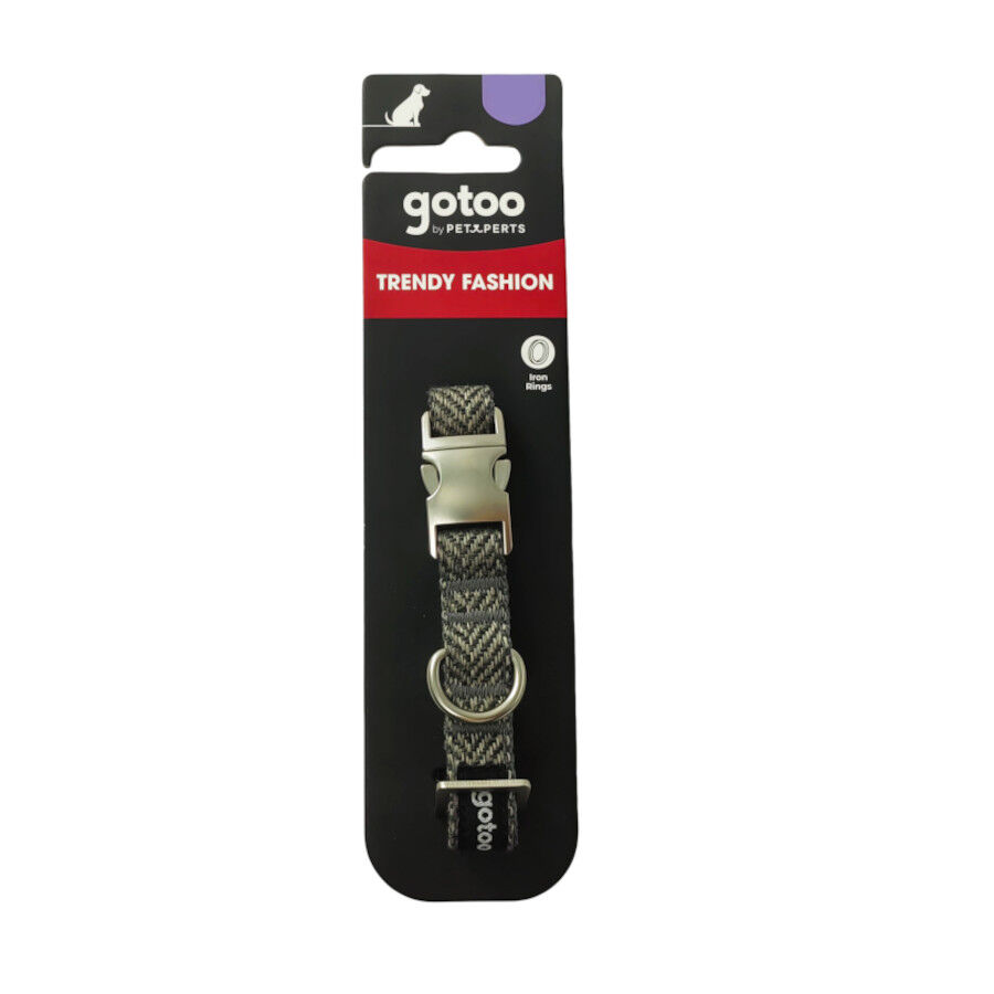 Gotoo Collar espiga gris para perros, , large Imagen numero 6