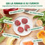 Pack de menú completo BARF para perros sabor Pavo y salmón, , large indicador imagen numero 2