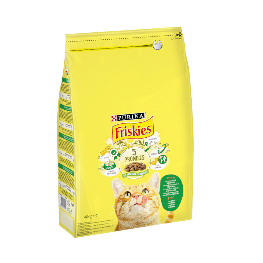 Friskies Conejo y Pollo pienso para gatos thumbnail