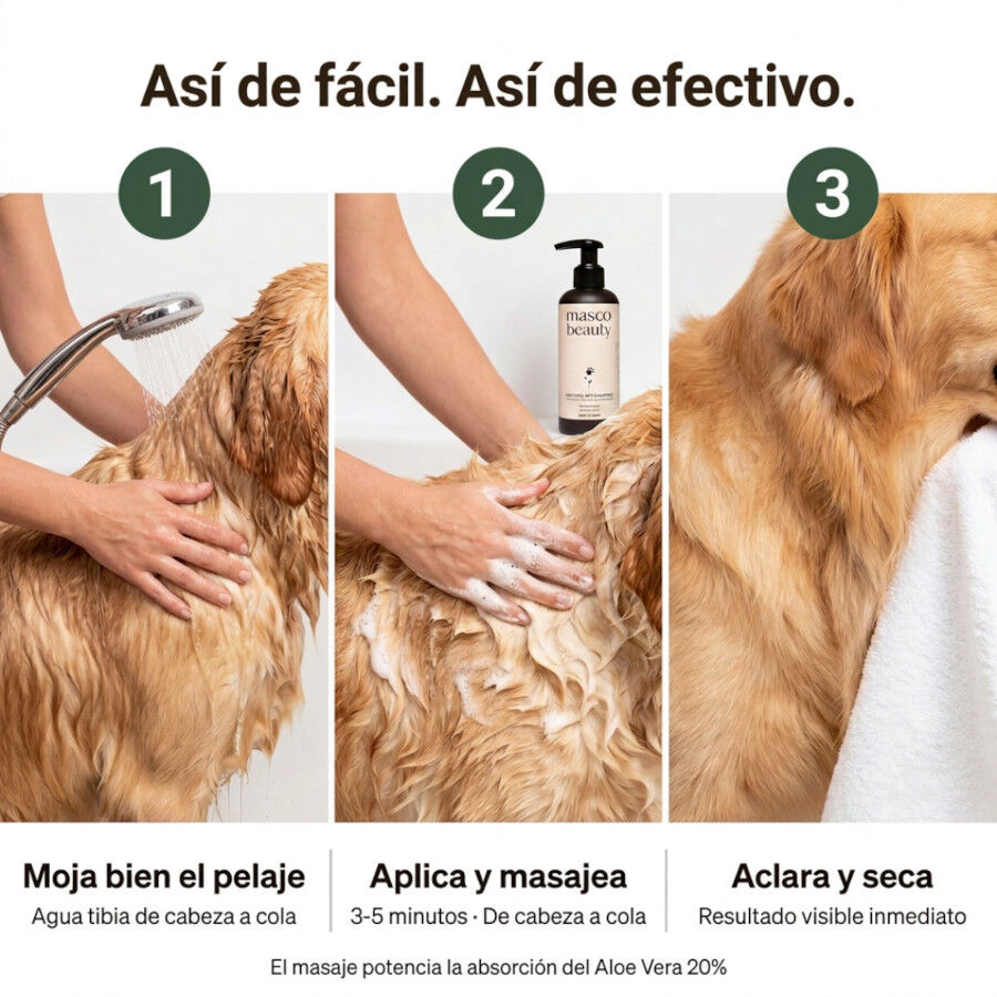Masco Beauty Champ&uacute; Aloe Vera piel sensible para perros, , large Imagen numero 3