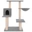 vidaXL Rascador para gatos con postes de sisal gris claro 82,5 cm, , large indicador imagen numero 2