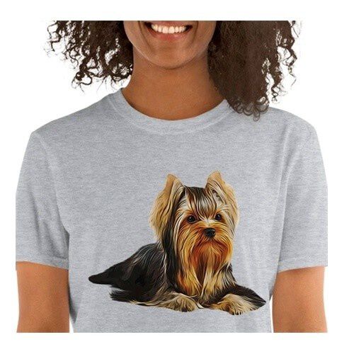 Macochula camiseta mujer personalizada con tu mascota gris thumbnail
