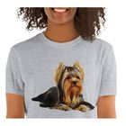 Macochula camiseta mujer personalizada con tu mascota gris, , large image number null