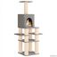 vidaXL &Aacute;rbol para gatos con postes de sisal Muebles Gatos jugar mascotas Torre, , large indicador imagen numero 3